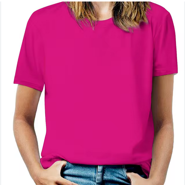  T-shirt Rosa "Destello Chic"