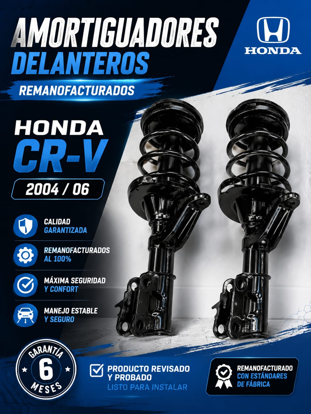 Amortiguadores delanteros Honda CR-V 2004/06