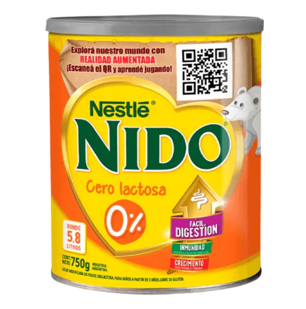 LECHE FORMULA NIDO CERO LACTOSA