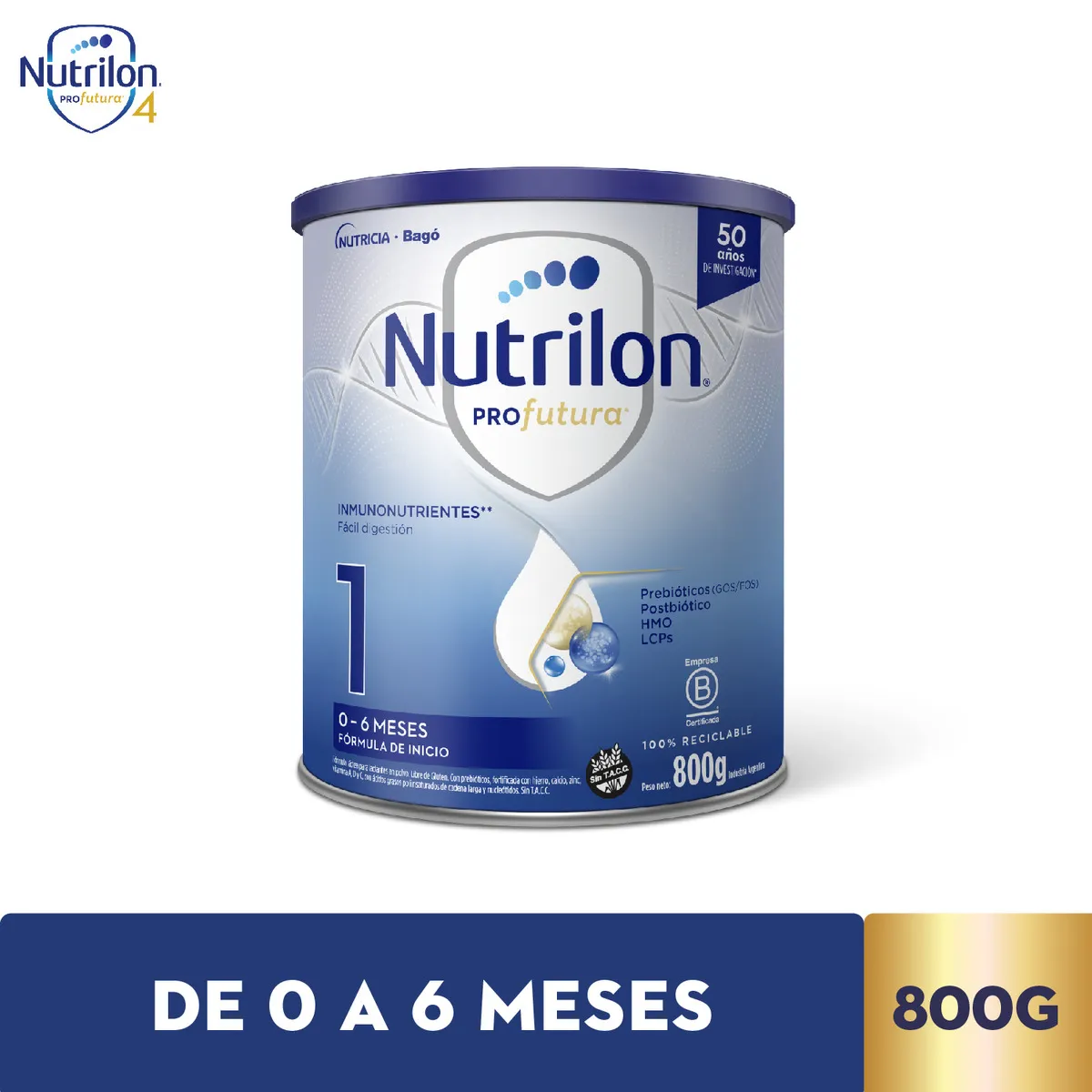LECHE FORMULA NUTRILON 1 LATA 800 GR