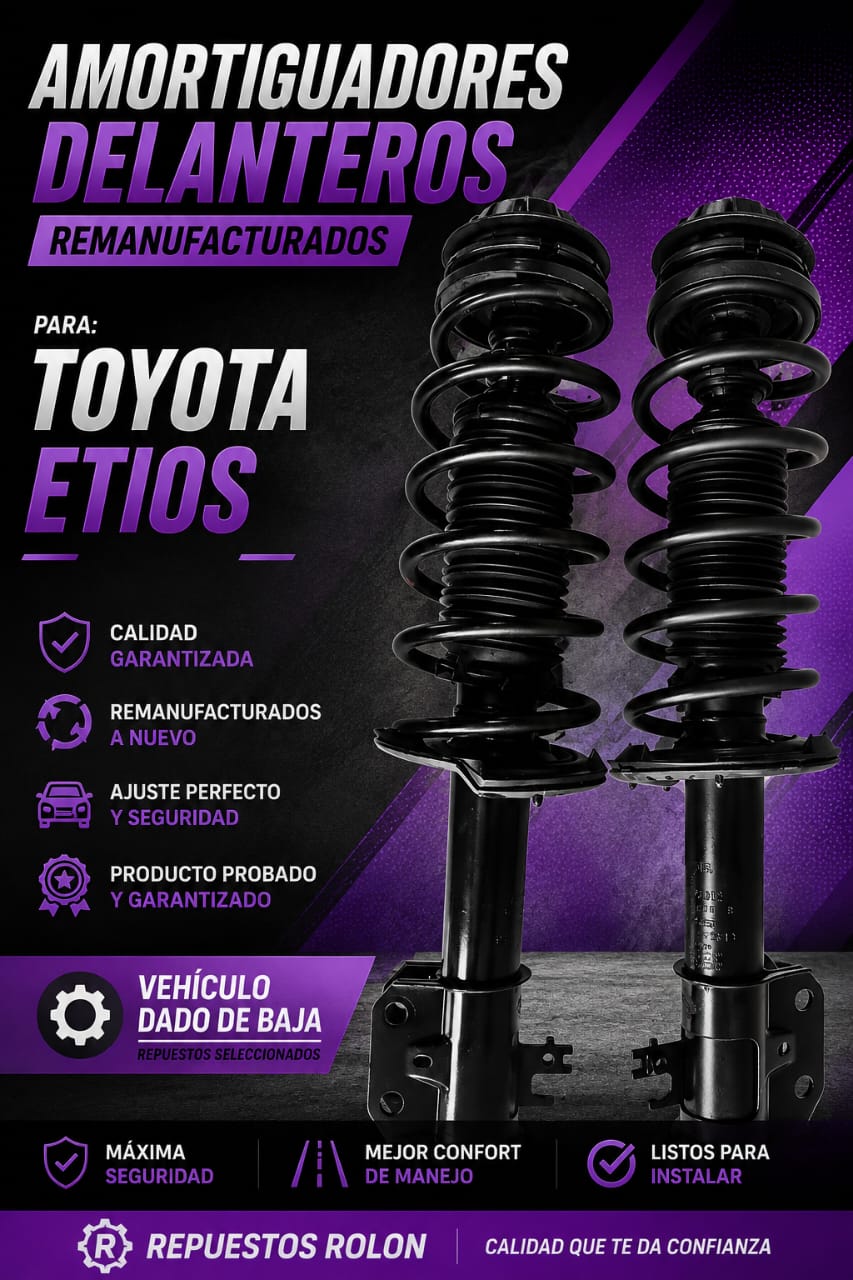 Amortiguadores Delanteros Toyota Etios