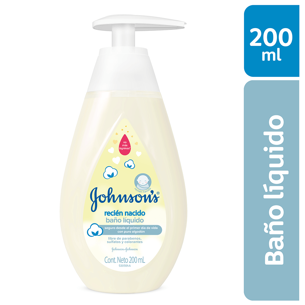 JOHNSONS JABON LIQUIDO RECIEN NACIDO X 200ML