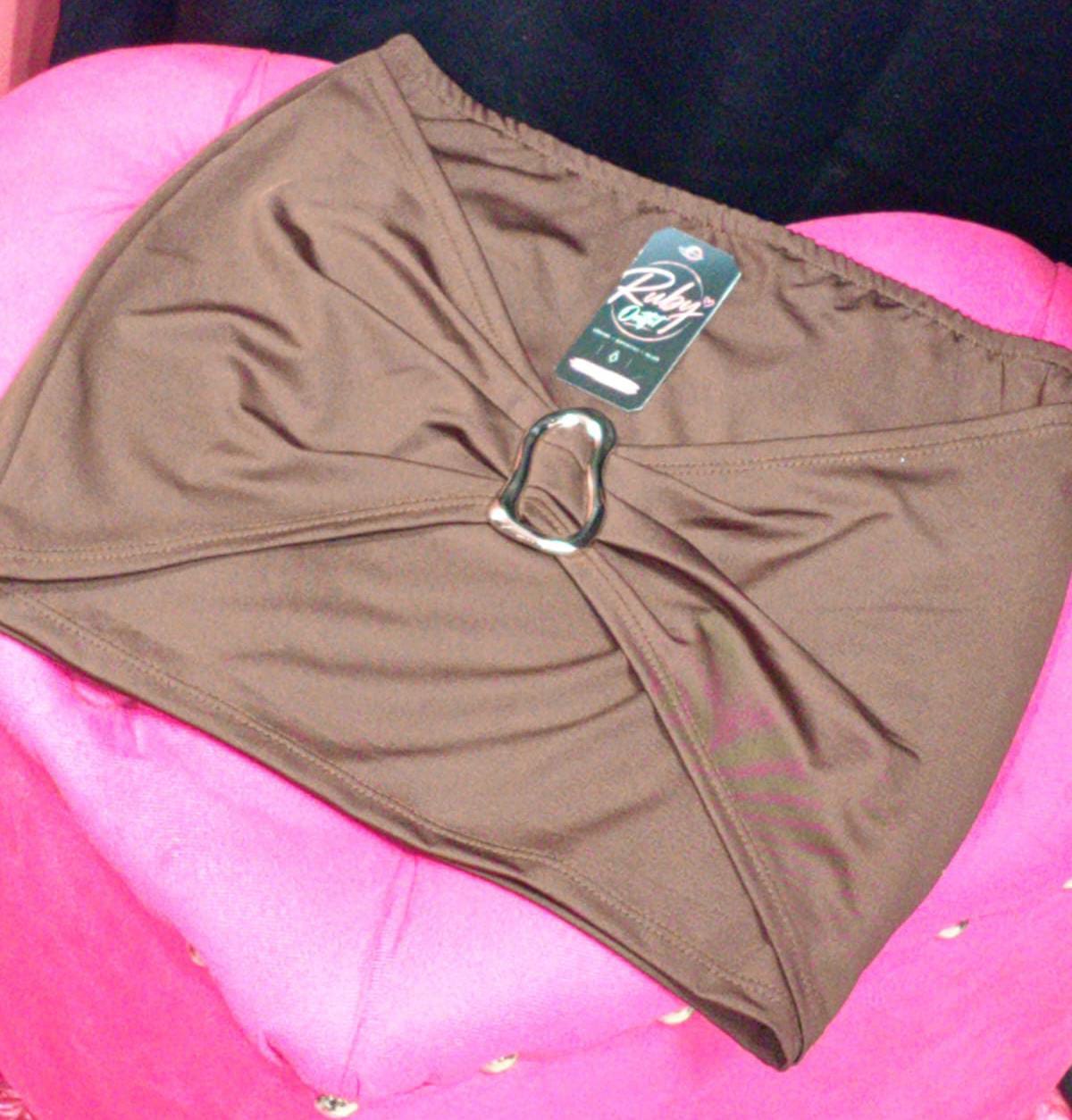 Falda Choco con Hebilla — Ruby Outfit 