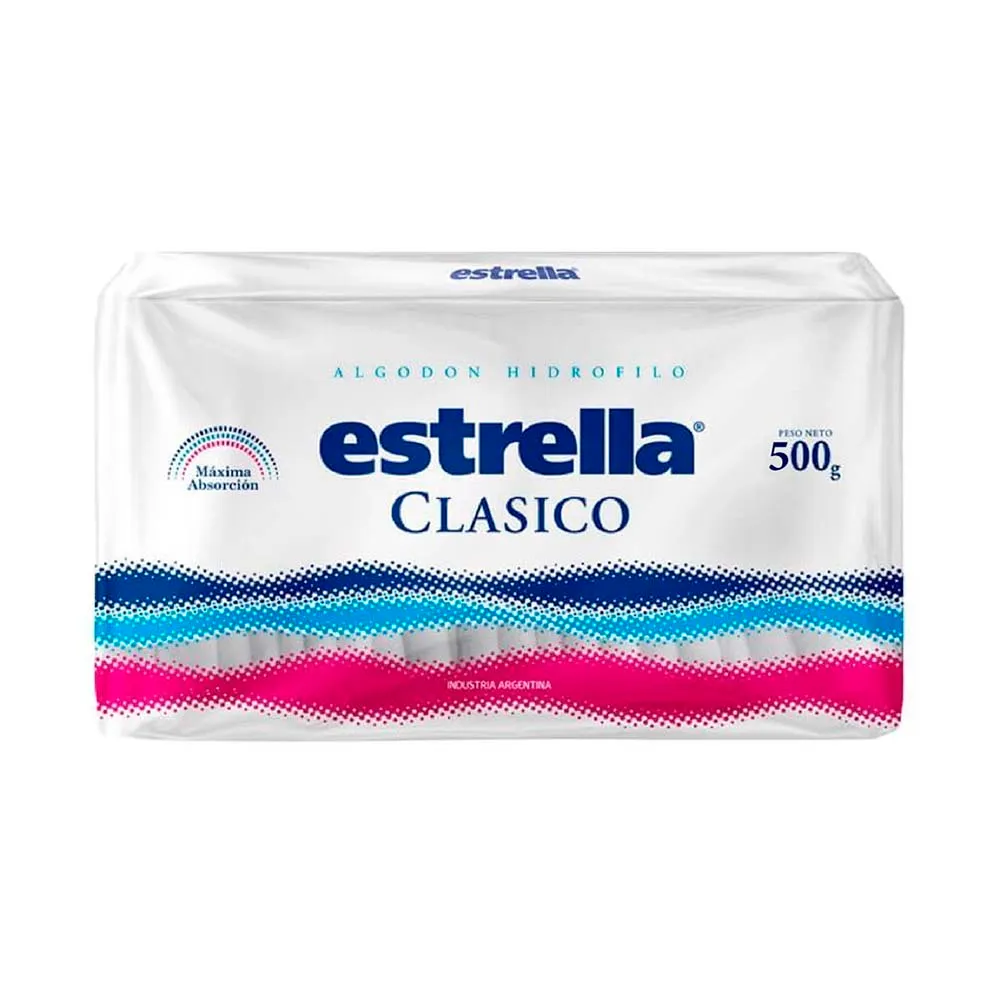 ALGODÓN ESTRELLA CLÁSICO 500G