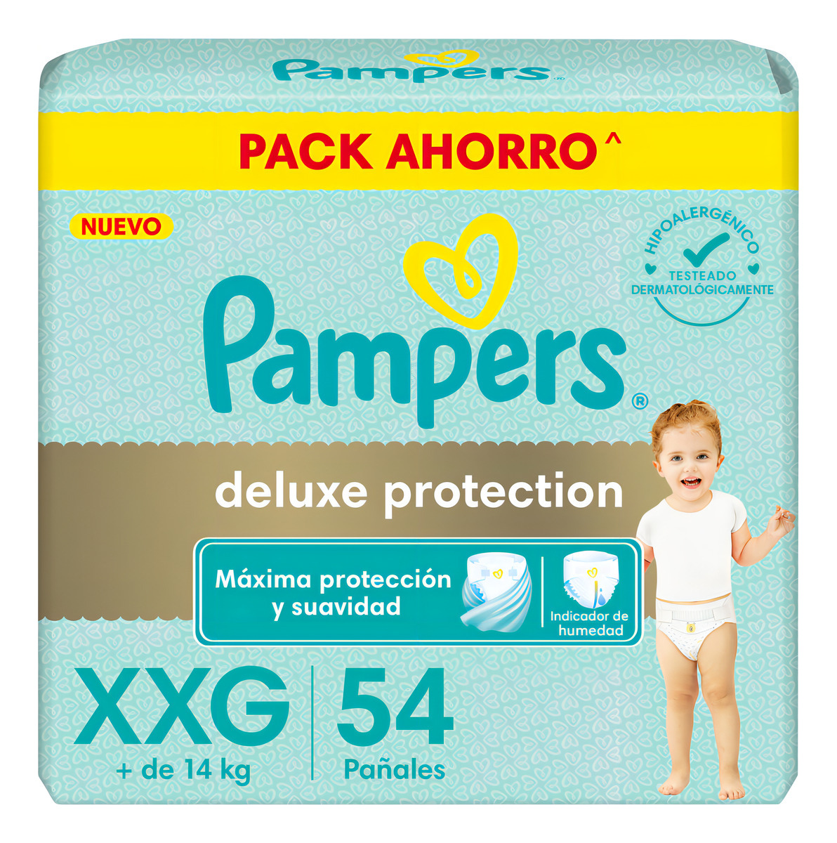PAÑAL PAMPERS DELUXE AHORRO TALLE XXG54