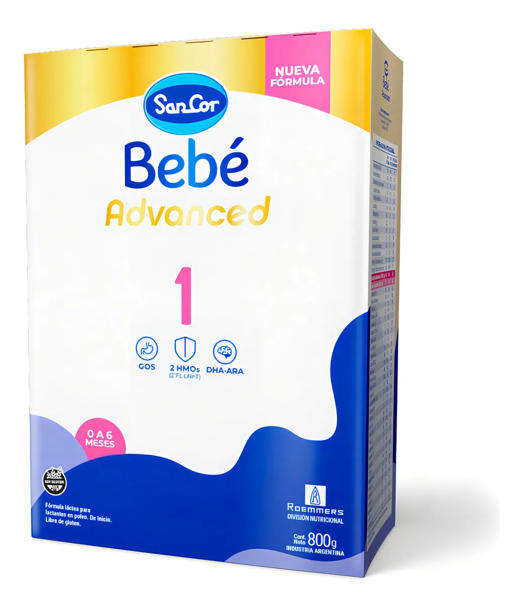 LECHE FORMULA SANCOR 1 CAJA 800 GR