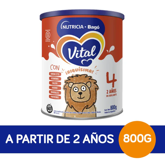 LECHE FORMULA VITAL 4 LATA 800GR