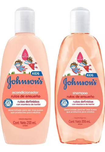 JOHNSONS SHAMPOO Y ACOND. RULOS ENSUEÑO X200ML
