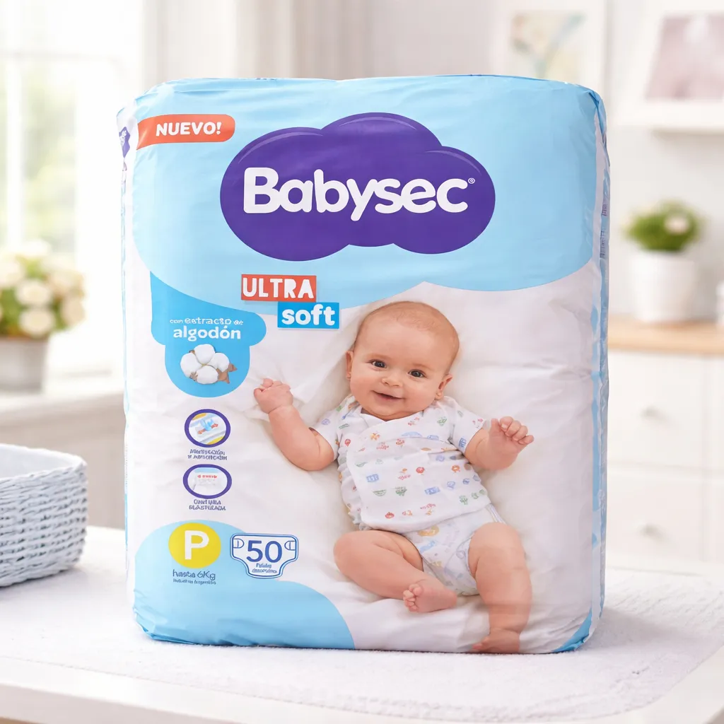 PAÑAL BABYSEC ultrasof TALLE Px50
