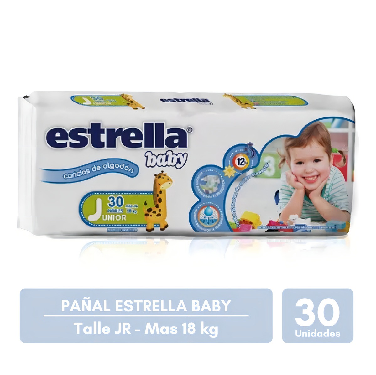 PAÑAL ESTRELLA BABY TALLE JUNIOR 30