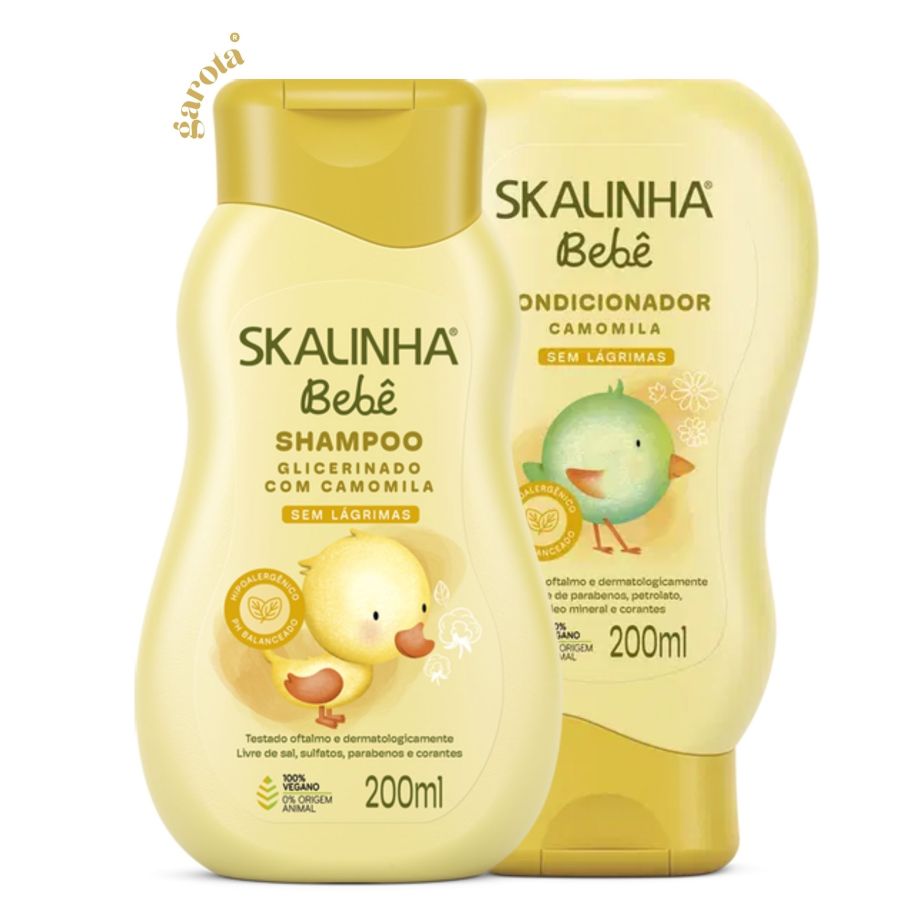 SHAMPOO Y ACONDICIONADOR SKALINHA GLICERINA