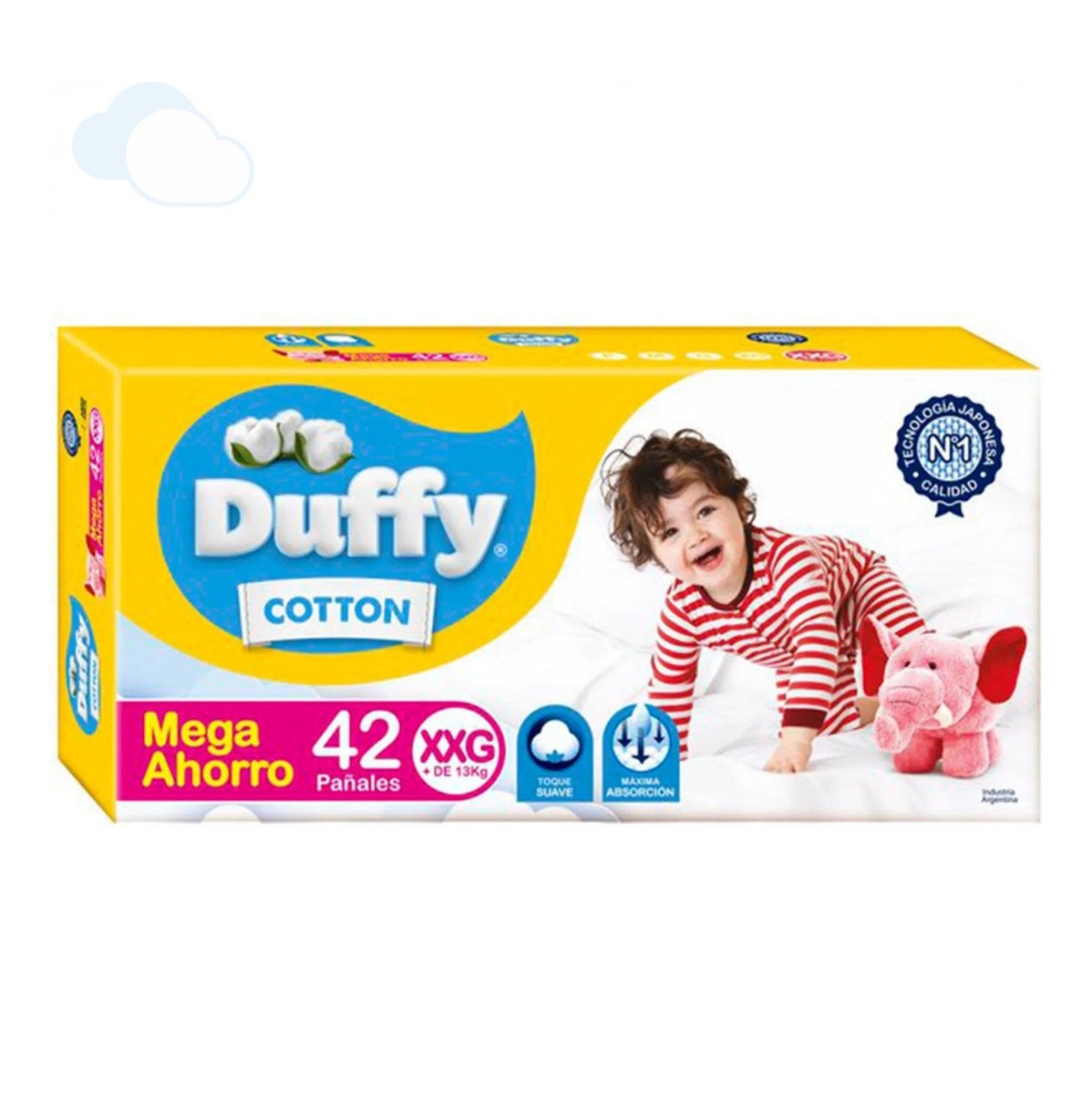 PAÑAL DUFFI TALLE XXG 42