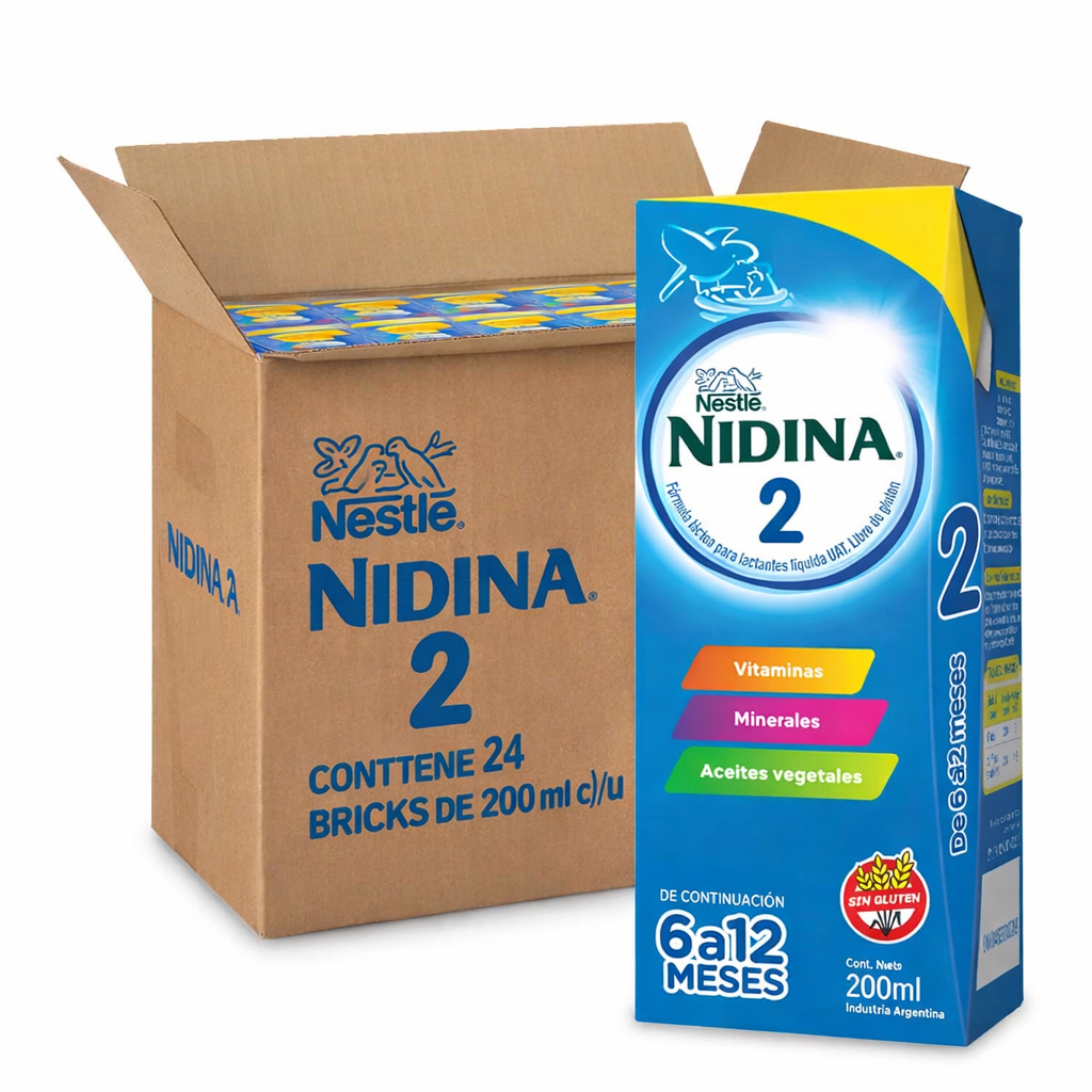 LECHE DE FORMULA LIQUIDO NIDINA 2