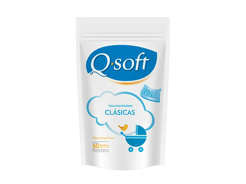 TOALLITA HUMEDA QSOF CLASICA X50