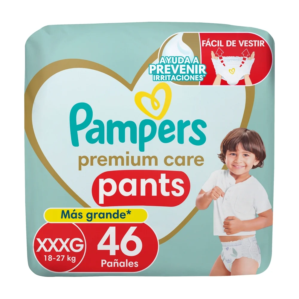 PAÑAL PAMPERS PANTS XXXG 46