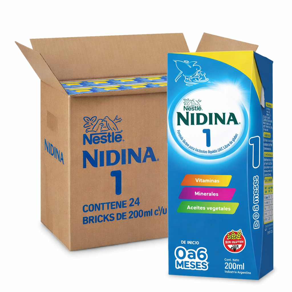 LECHE DE FORMULA LIQUIDO NIDINA 1