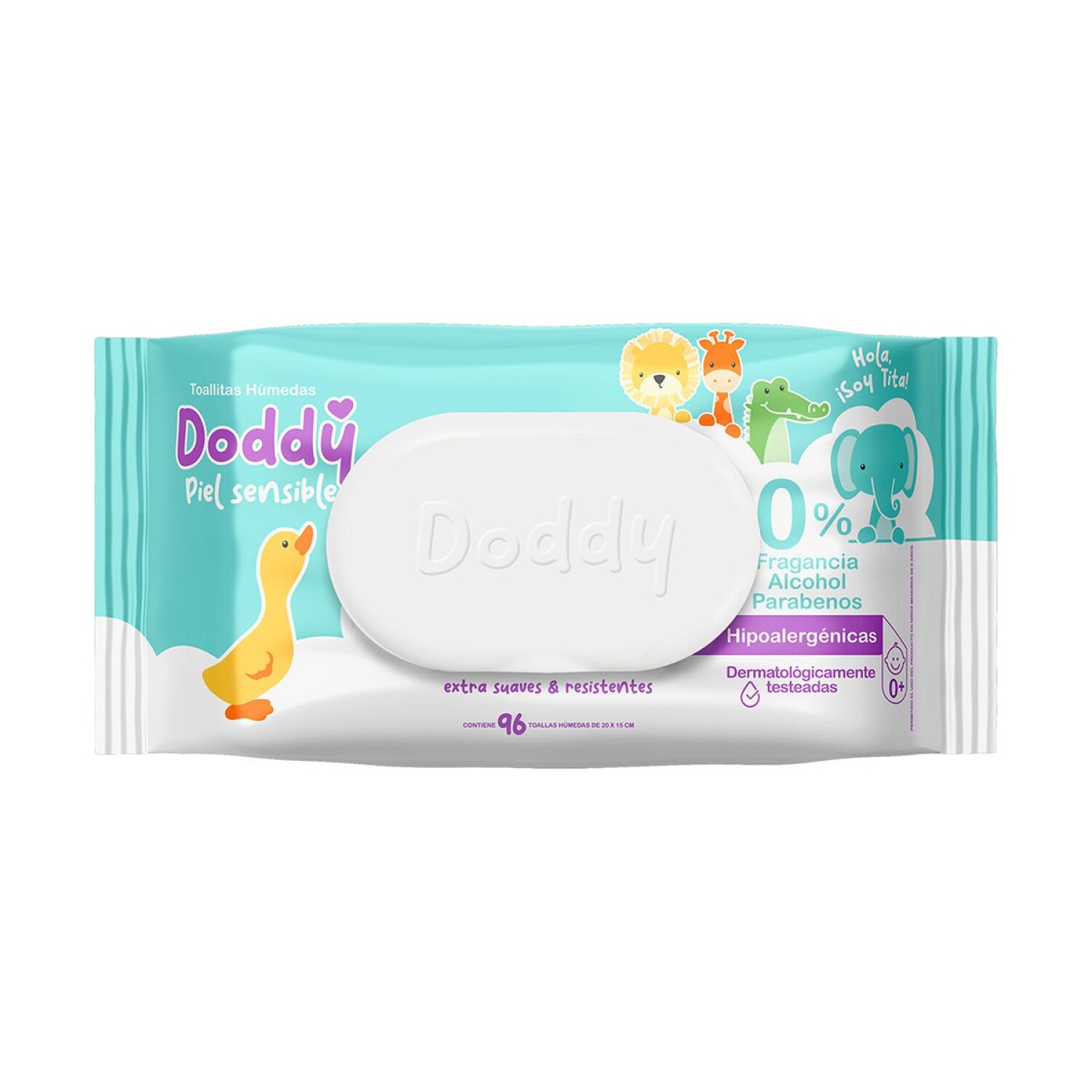 TOALLITAS HUMEDAS PREMIUM DODDY X96 PIEL SENSIBLE